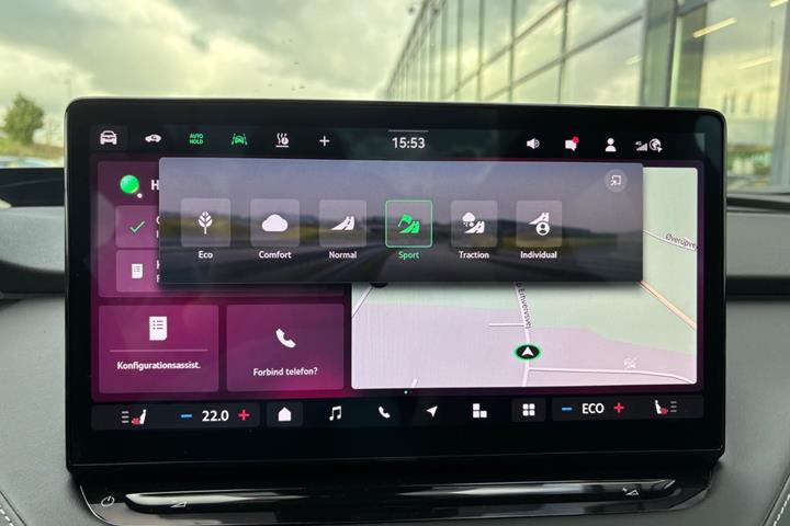 Grå Skoda Enyaq fra 2025