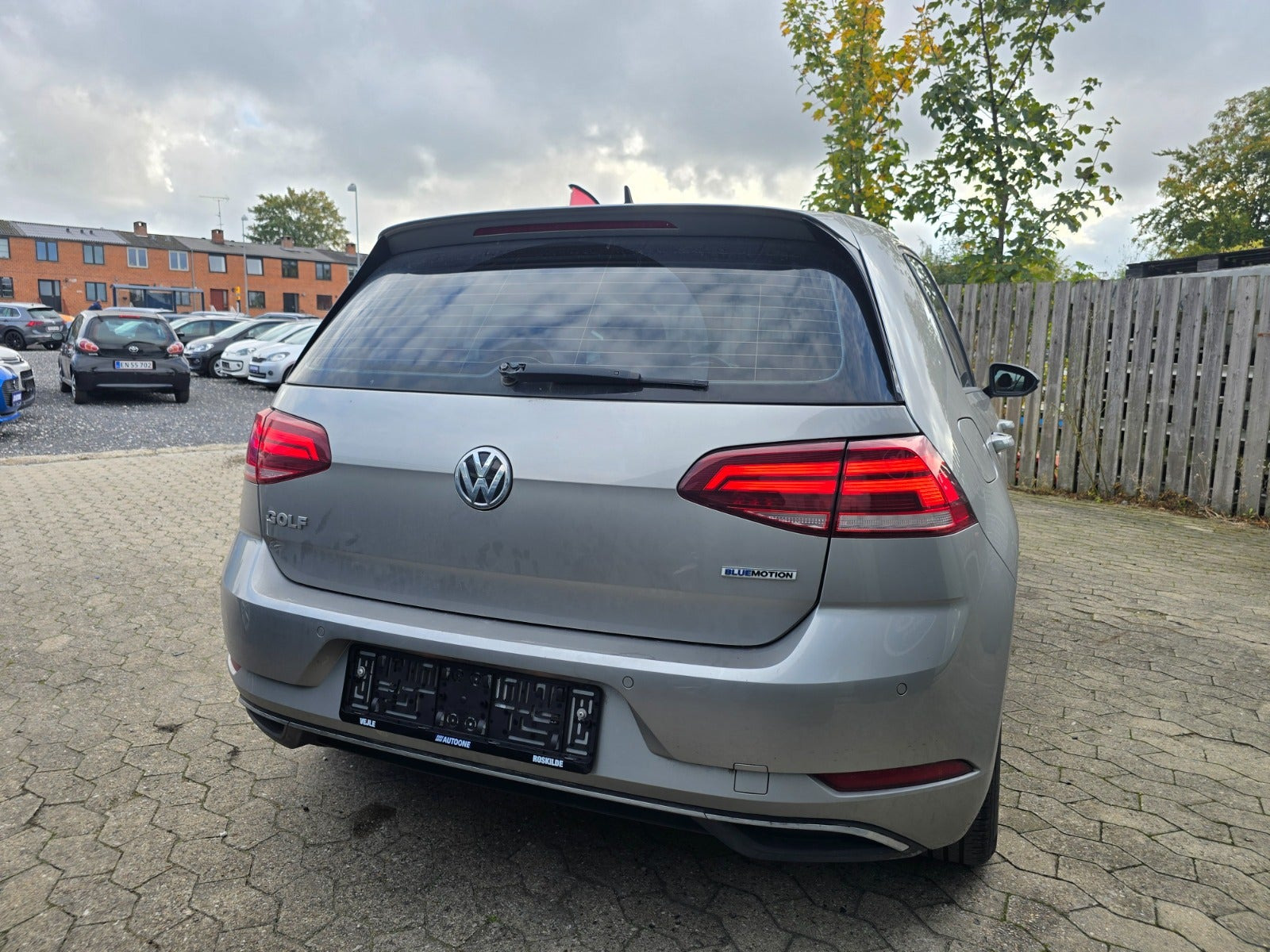 Sølv VW Golf VII fra 2018