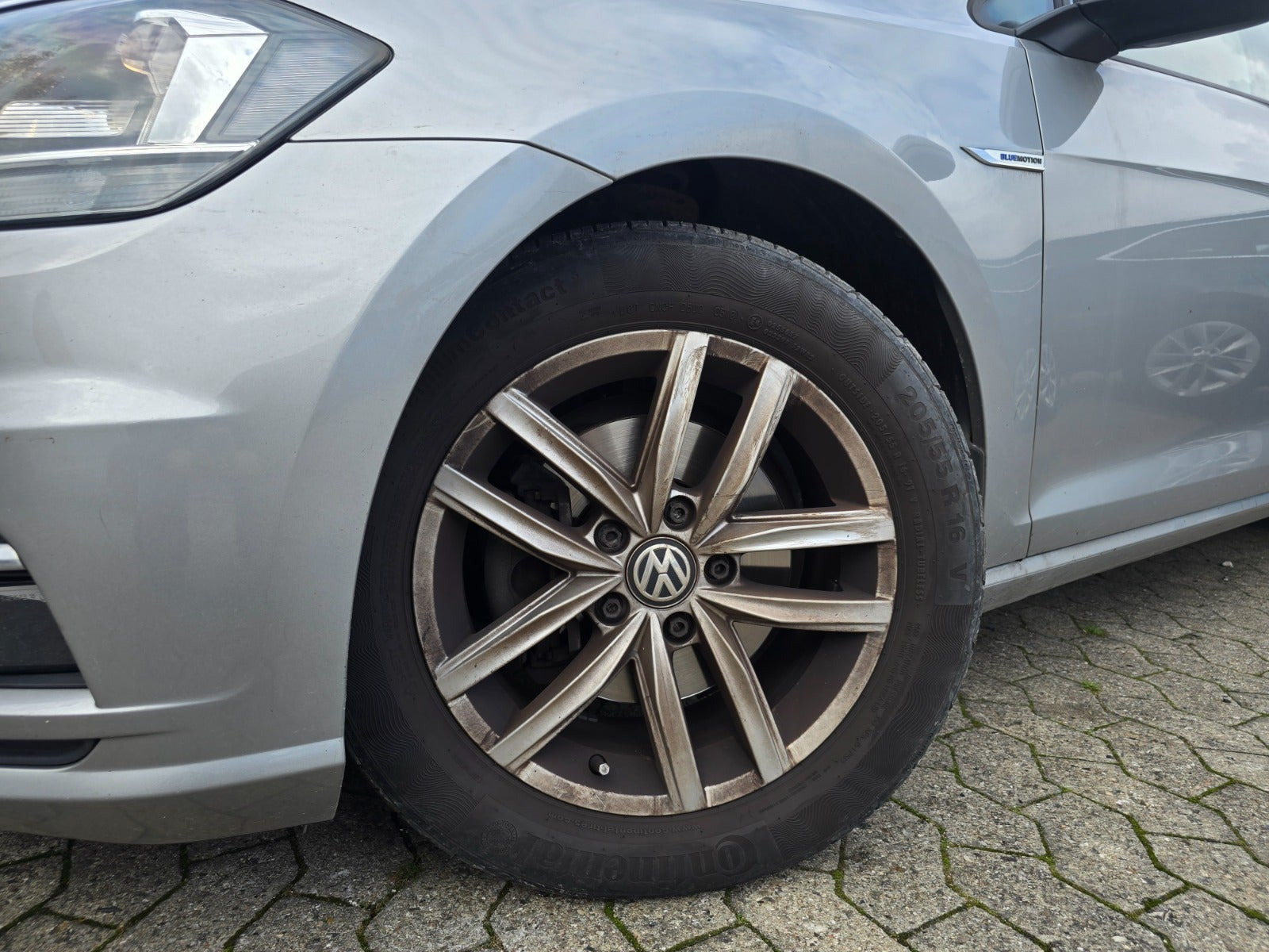Sølv VW Golf VII fra 2018