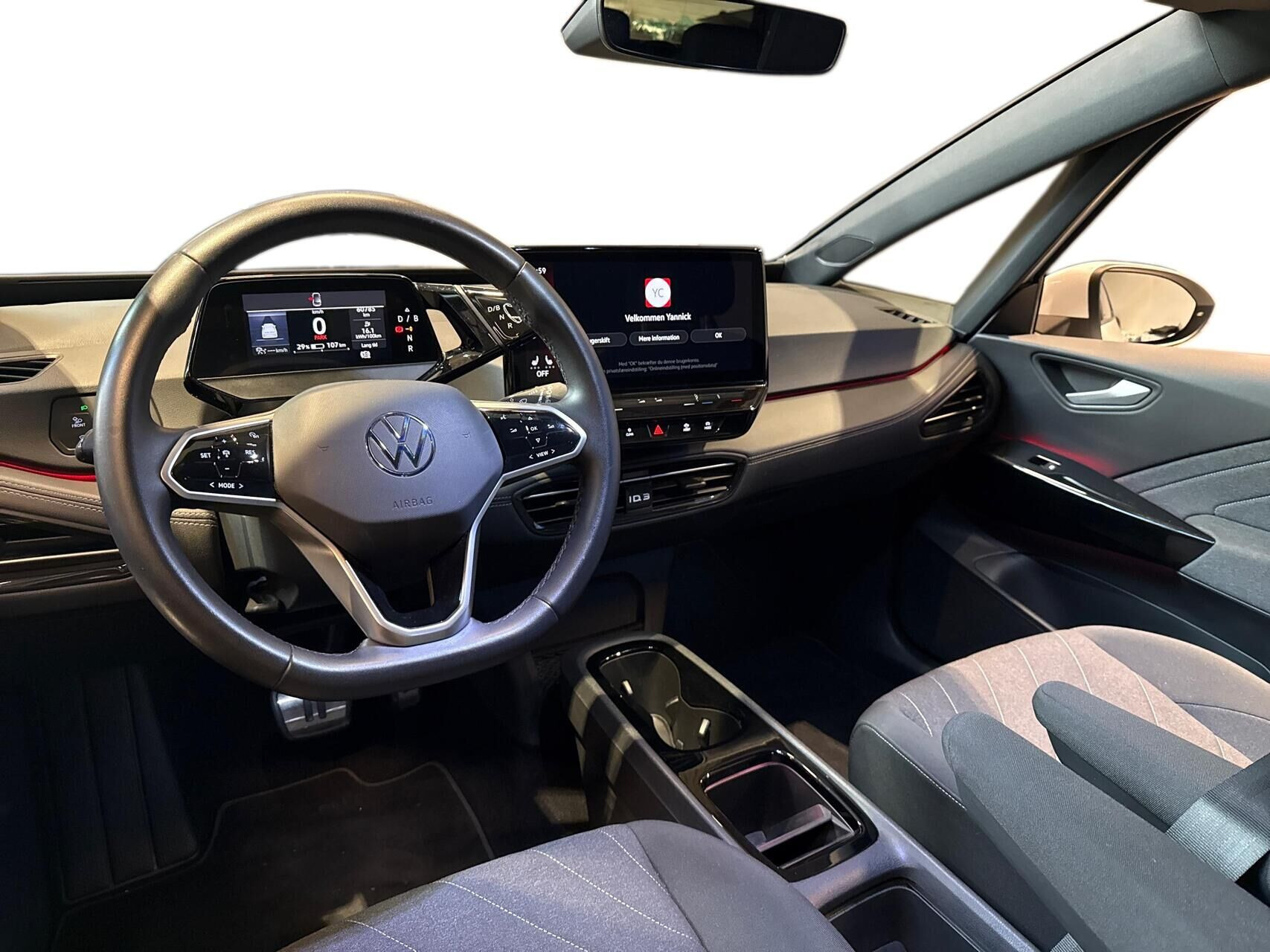Hvid VW ID.3 fra 2023