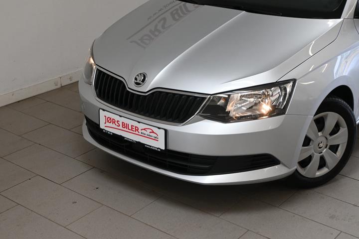 Sølv Skoda Fabia fra 2018