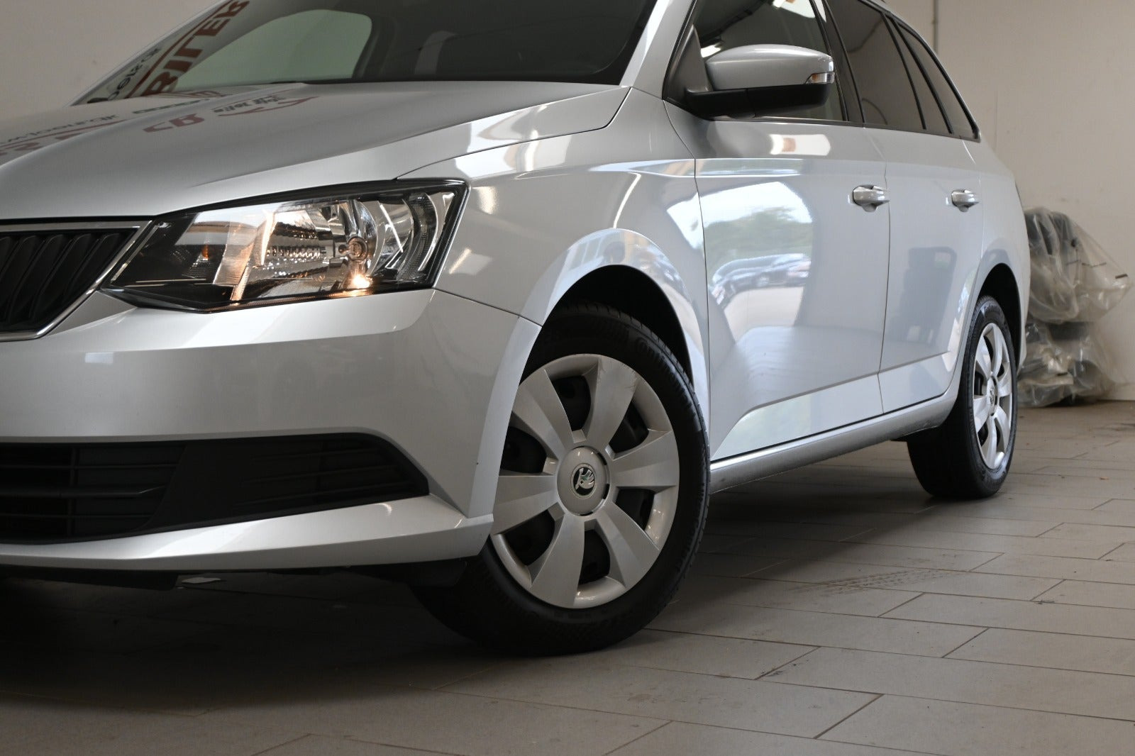 Sølv Skoda Fabia fra 2018