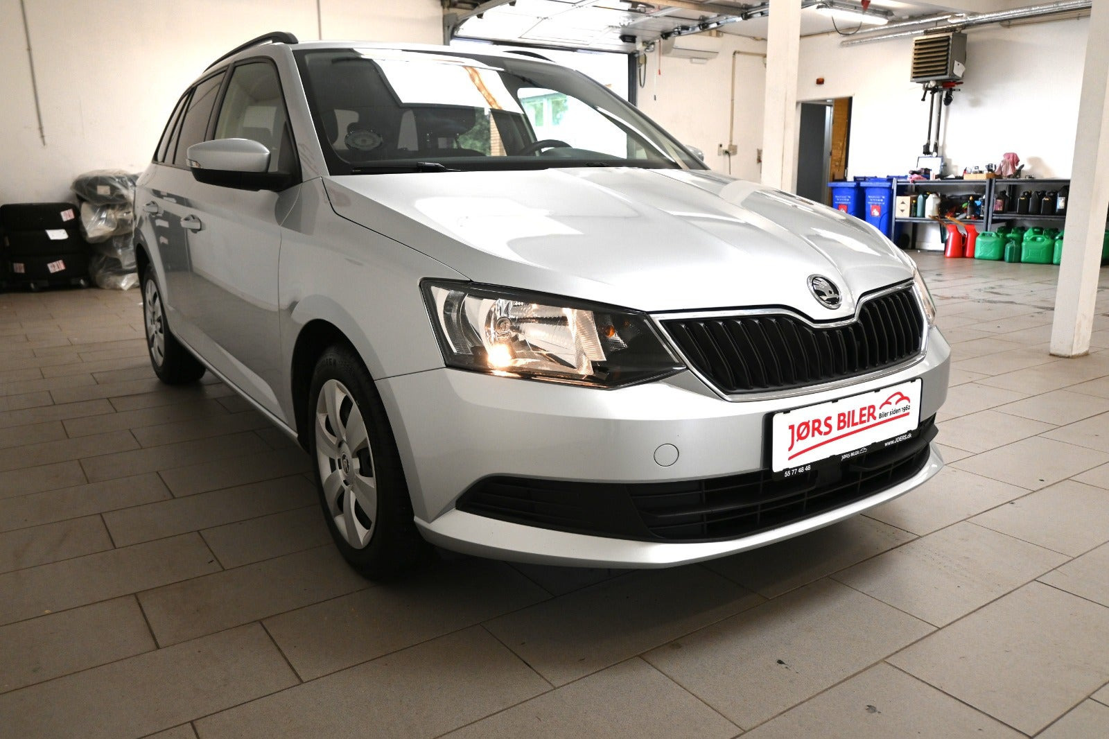 Sølv Skoda Fabia fra 2018