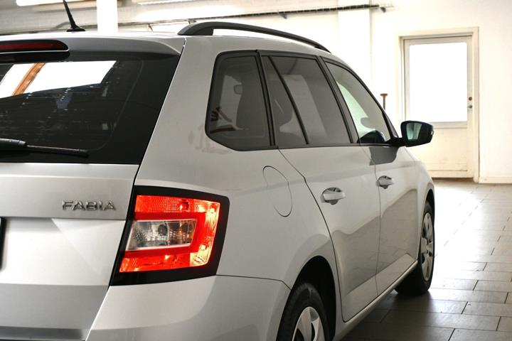 Sølv Skoda Fabia fra 2018