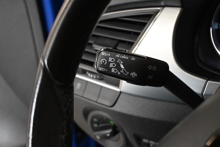 Blå Skoda Fabia fra 2020