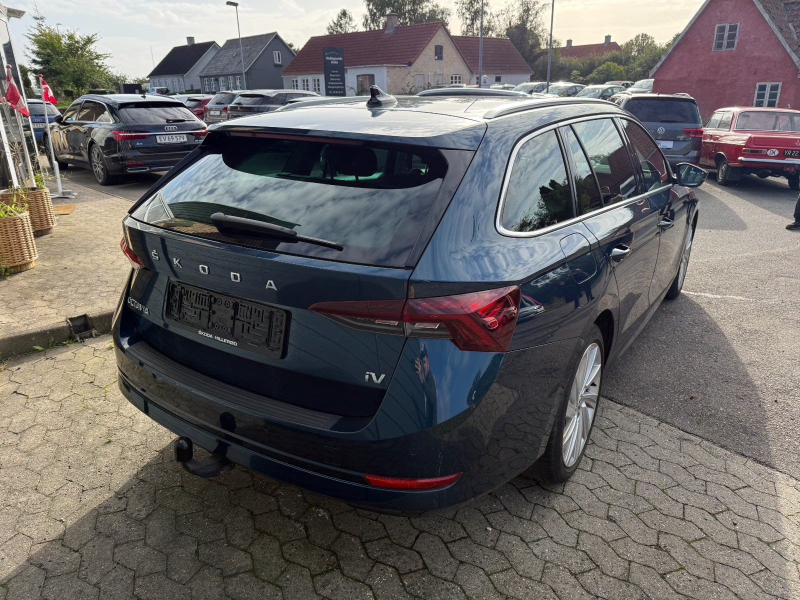 Blå Skoda Octavia fra 2021