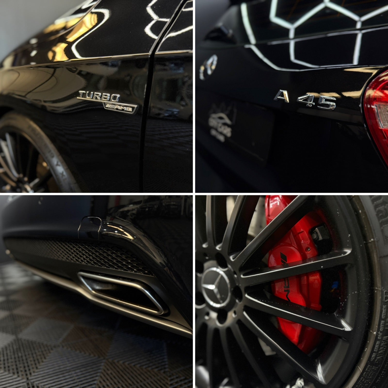 Sort Mercedes A45 fra 2014