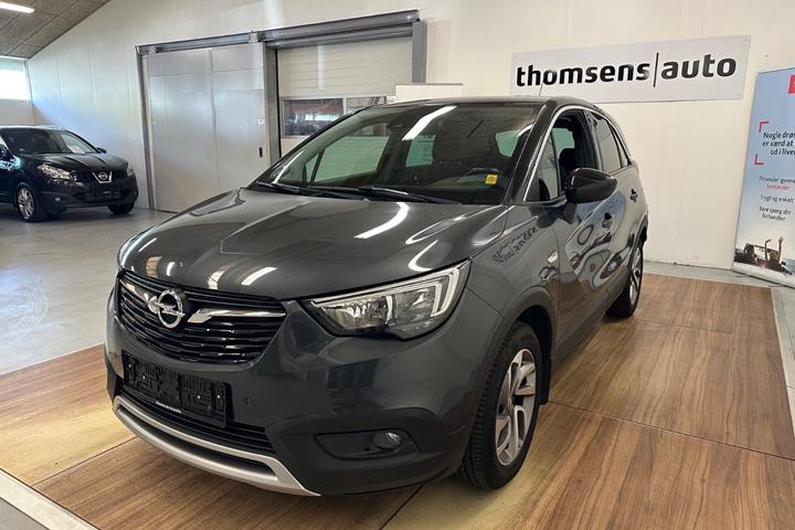 Grå Opel Crossland X fra 2018