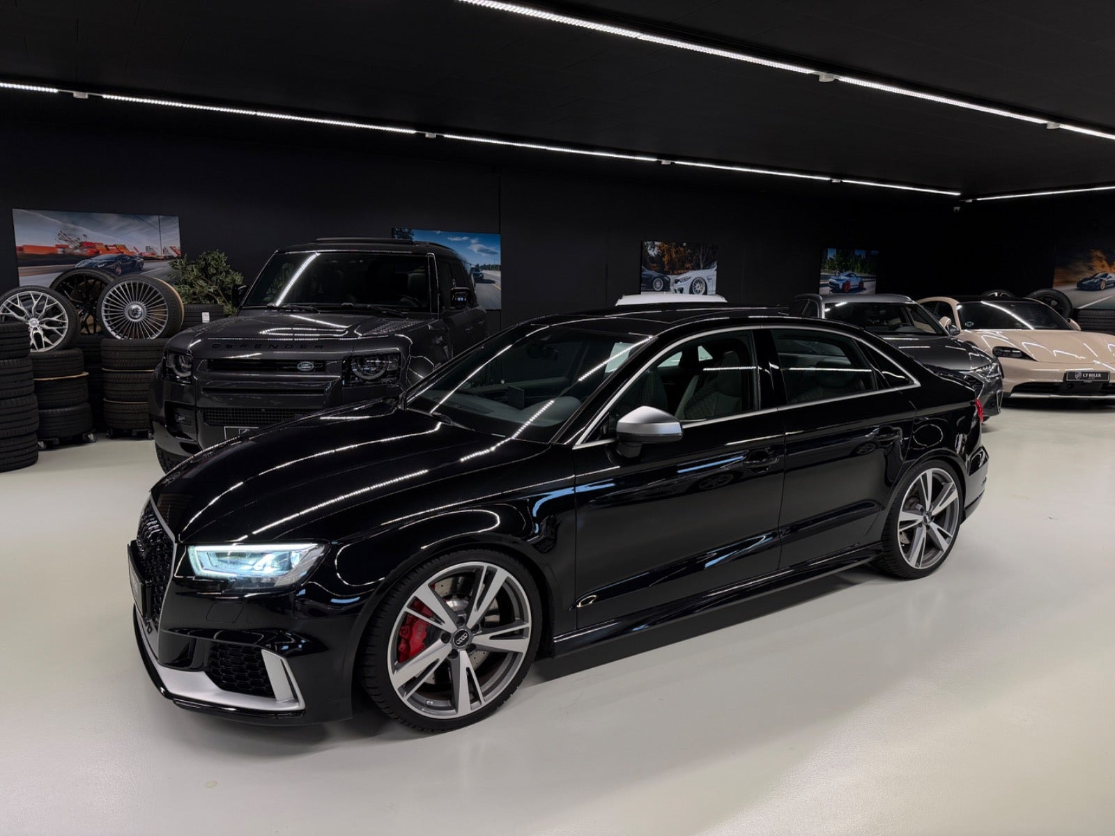 Sort Audi RS3 fra 2018