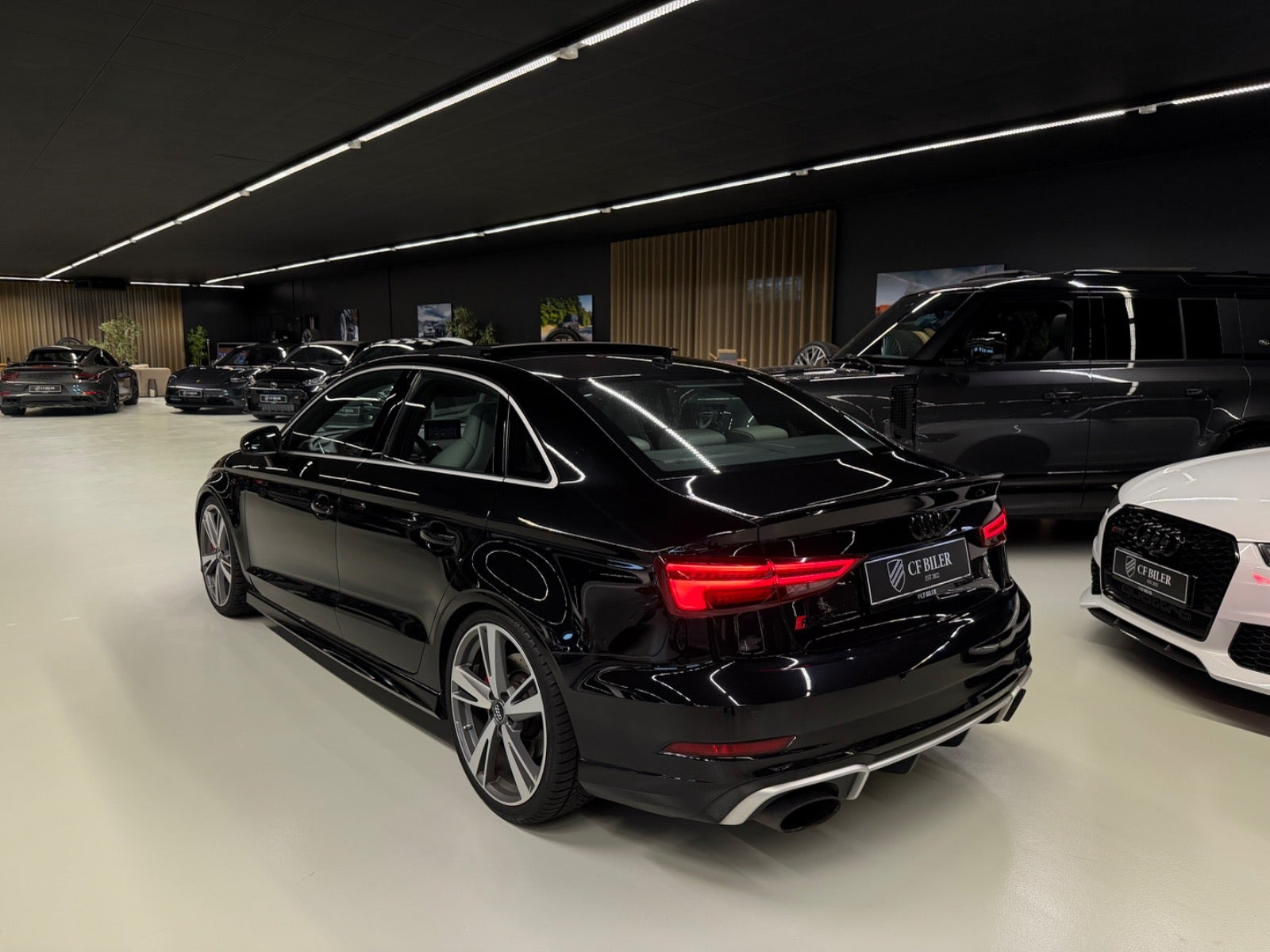 Sort Audi RS3 fra 2018