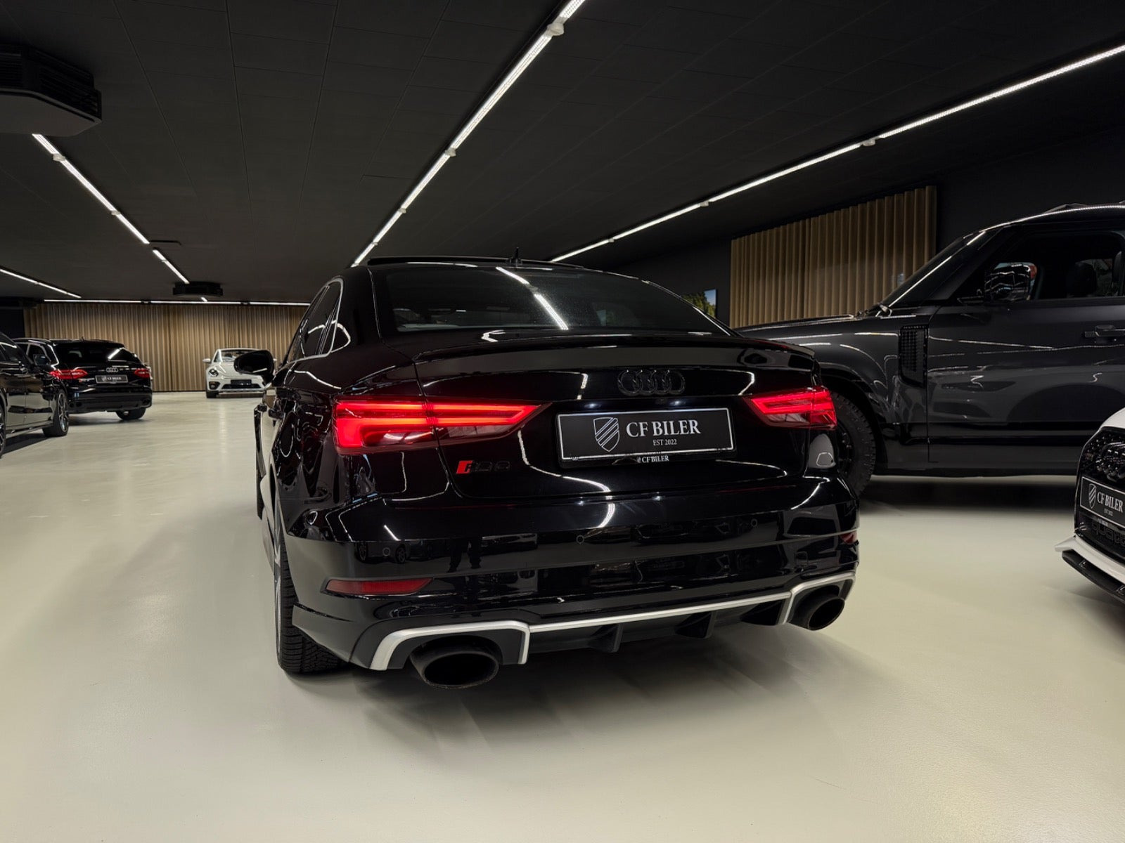 Sort Audi RS3 fra 2018