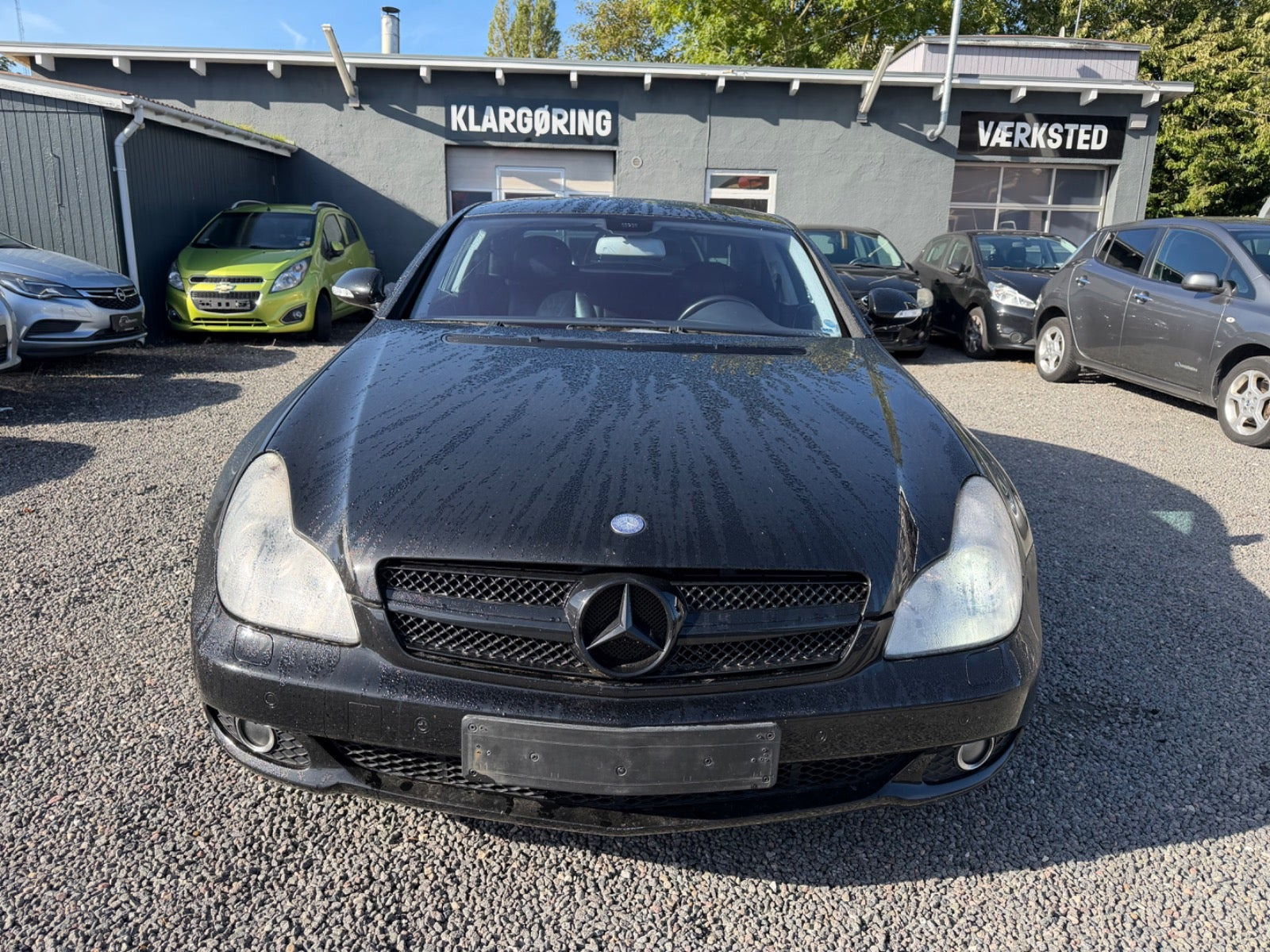Sort Mercedes CLS500 fra 2007