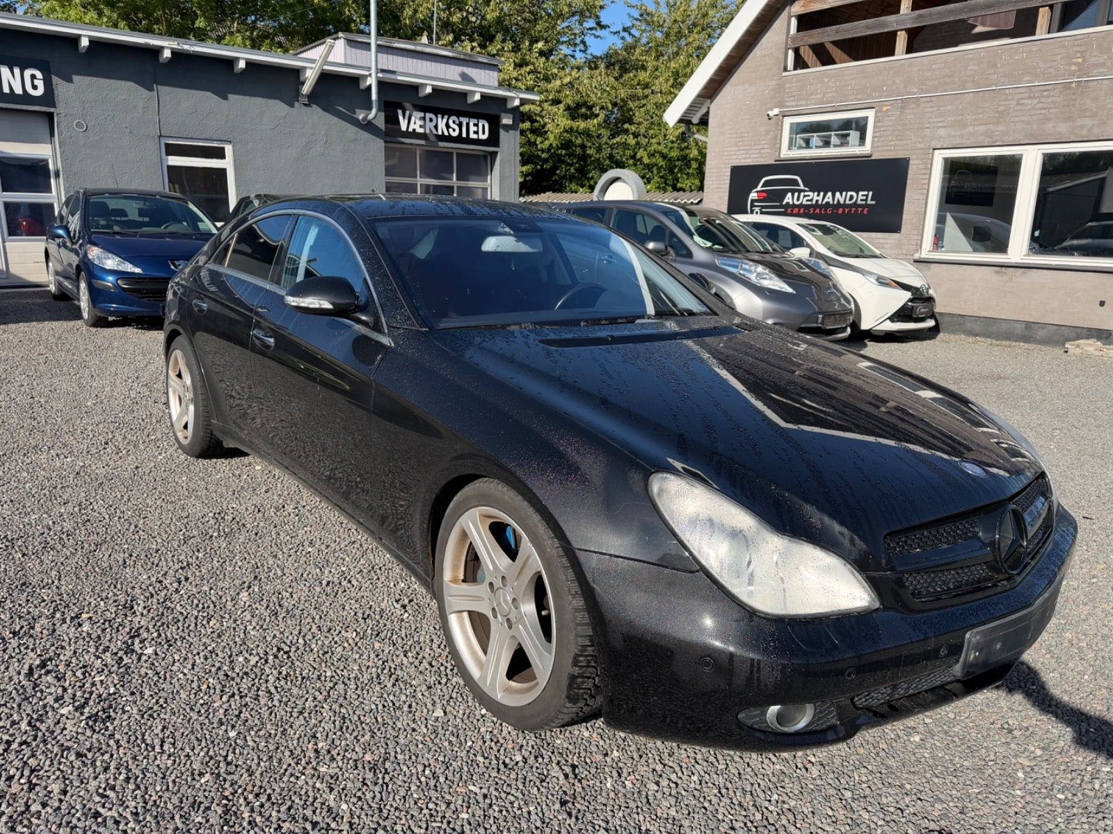 Sort Mercedes CLS500 fra 2007