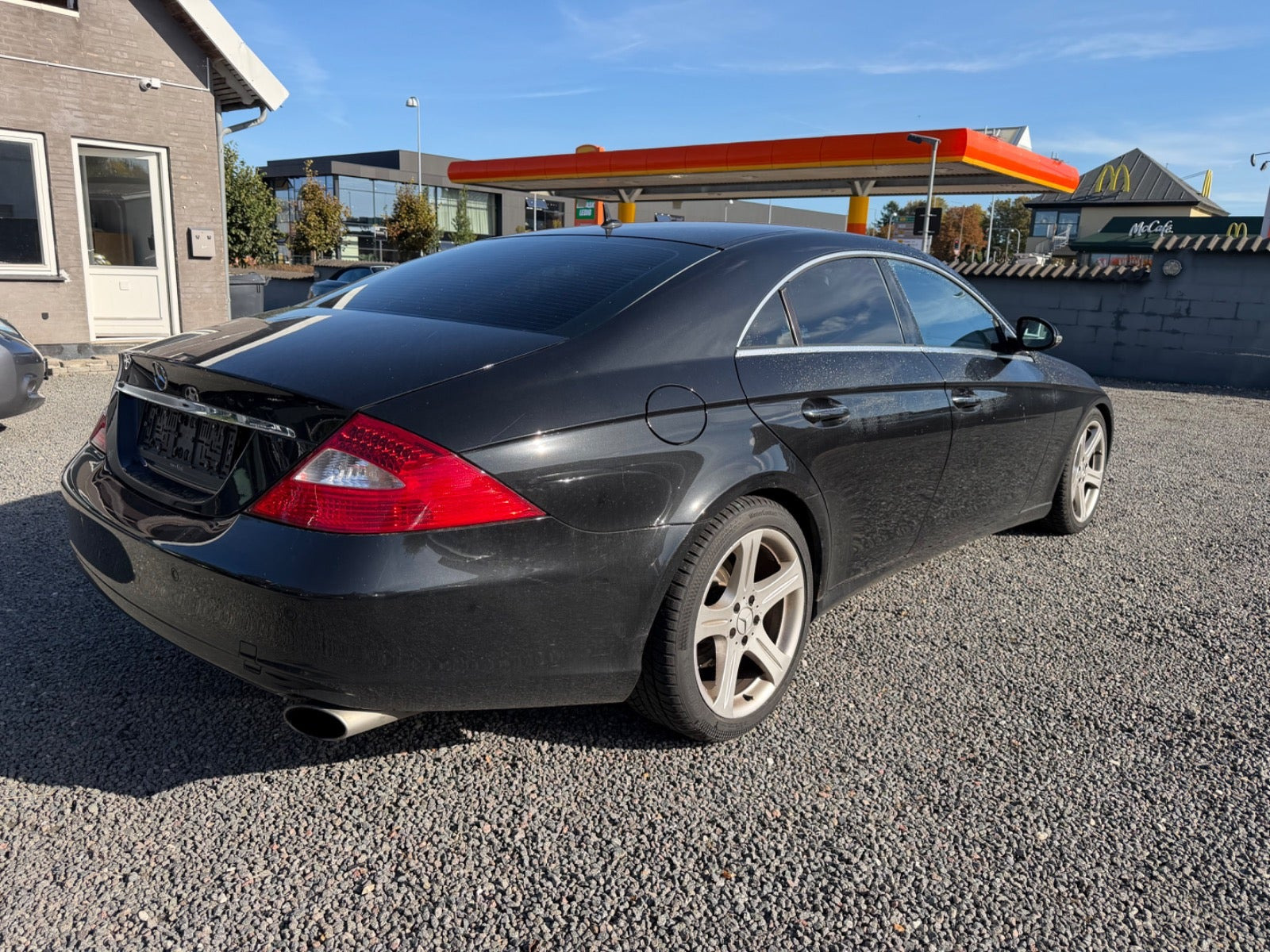 Sort Mercedes CLS500 fra 2007