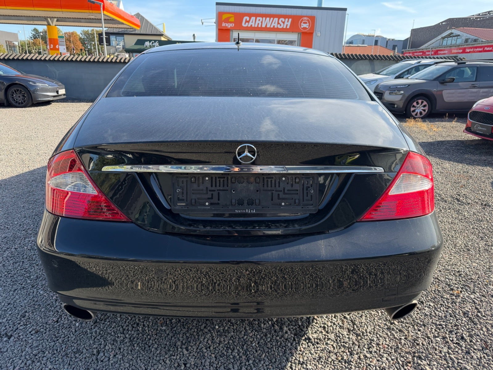 Sort Mercedes CLS500 fra 2007