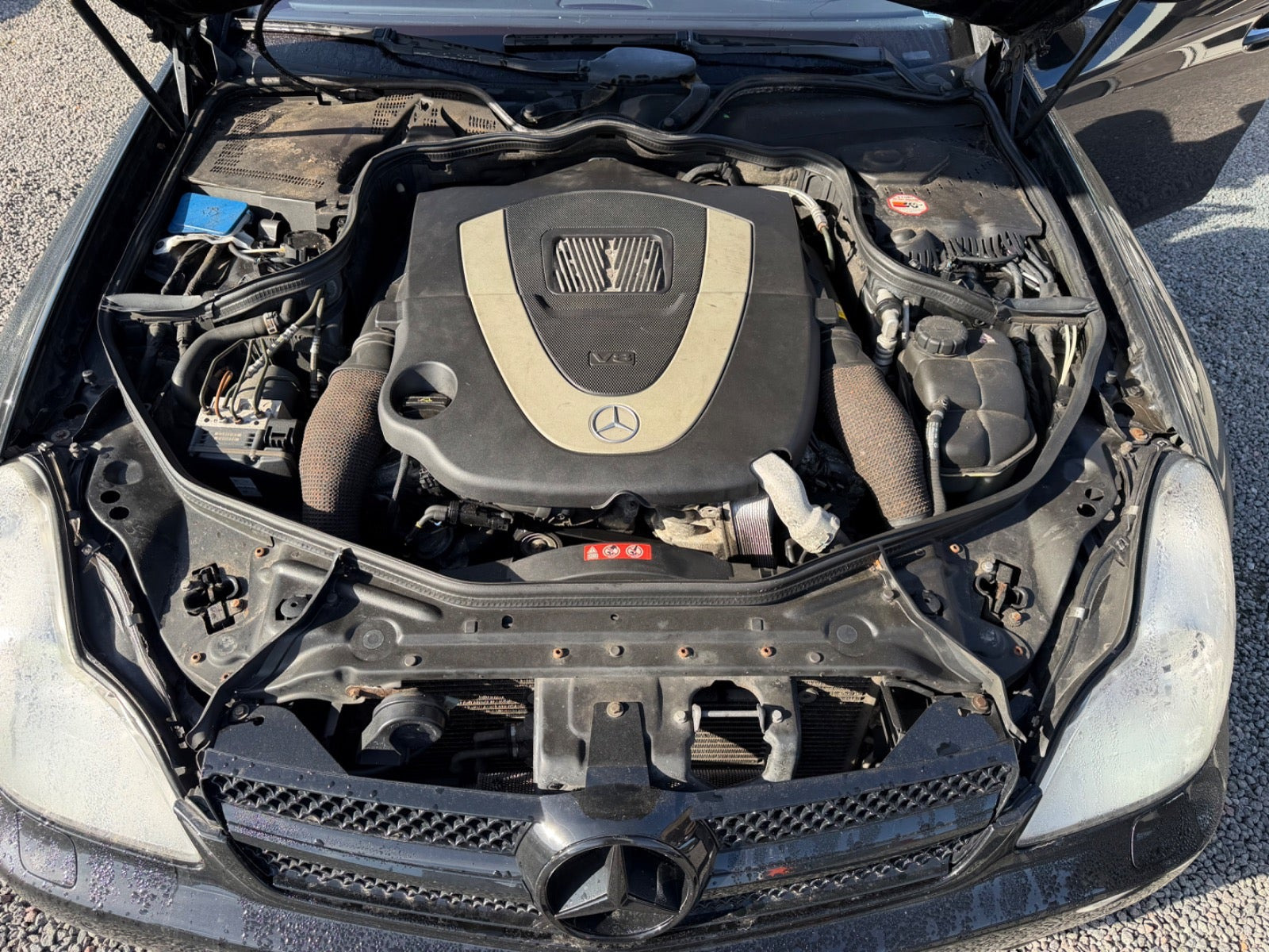 Sort Mercedes CLS500 fra 2007