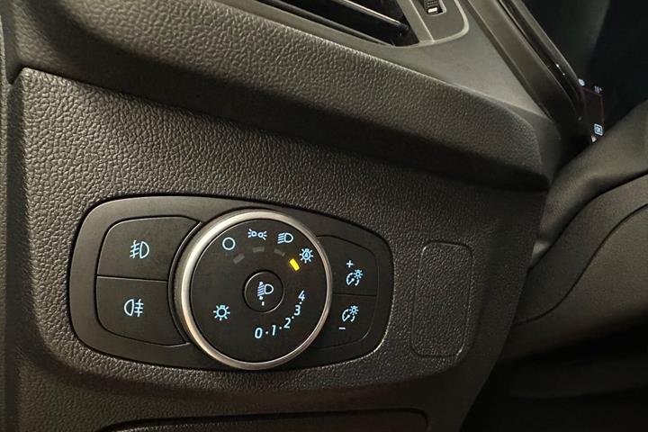 Blå Ford Focus fra 2019