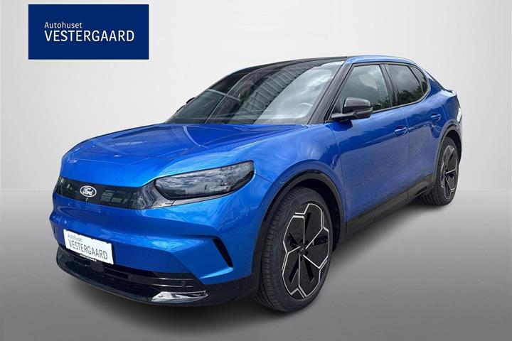 Blå Ford Capri fra 2025