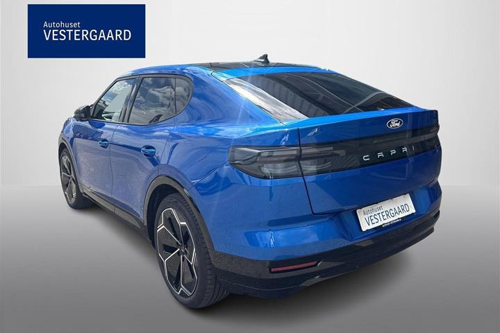 Blå Ford Capri fra 2025