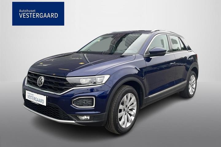 Blå VW T-Roc fra 2020