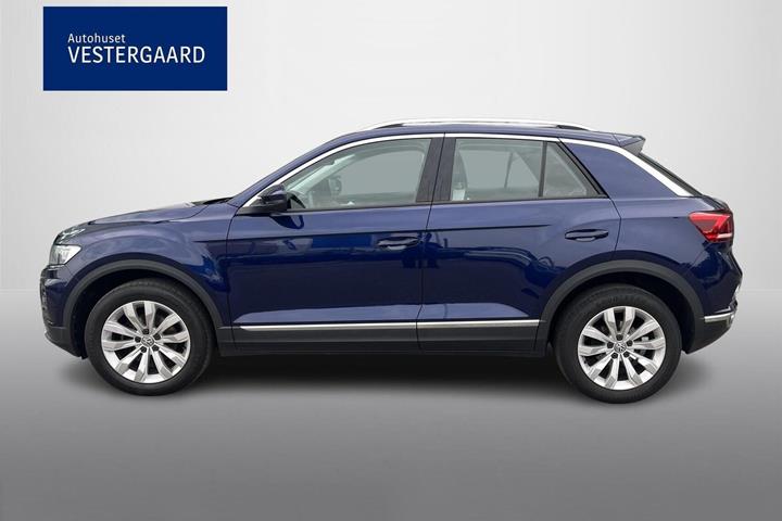 Blå VW T-Roc fra 2020