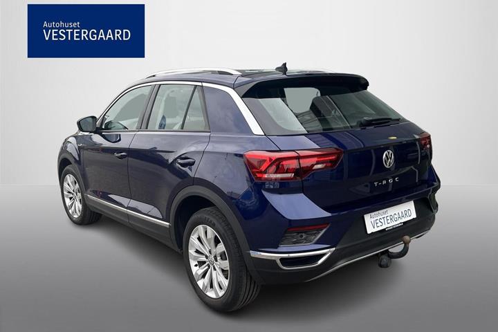 Blå VW T-Roc fra 2020