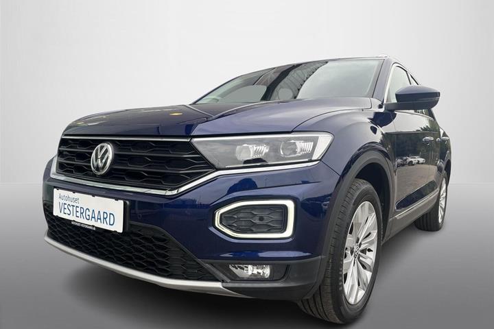 Blå VW T-Roc fra 2020