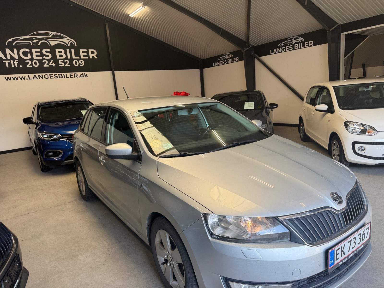 Sølv Skoda Rapid fra 2015