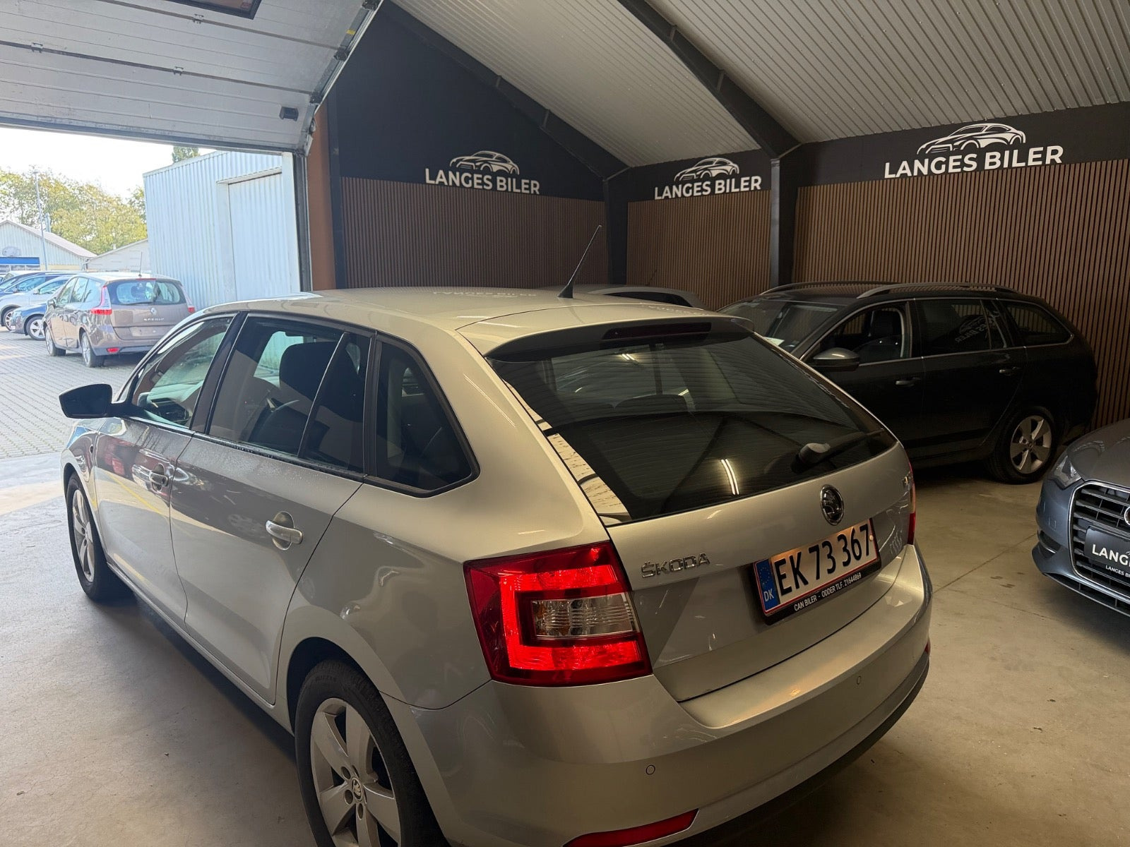 Sølv Skoda Rapid fra 2015