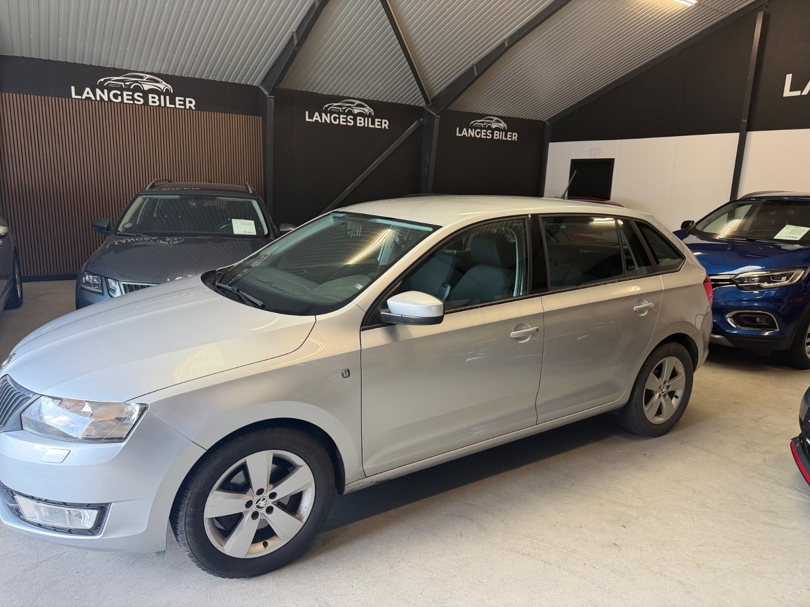 Sølv Skoda Rapid fra 2015