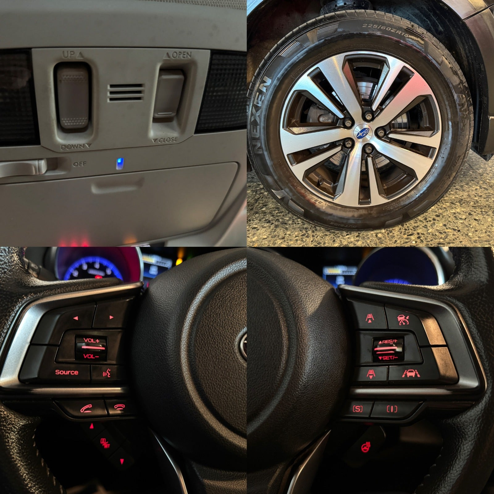 Sort Subaru Outback fra 2018