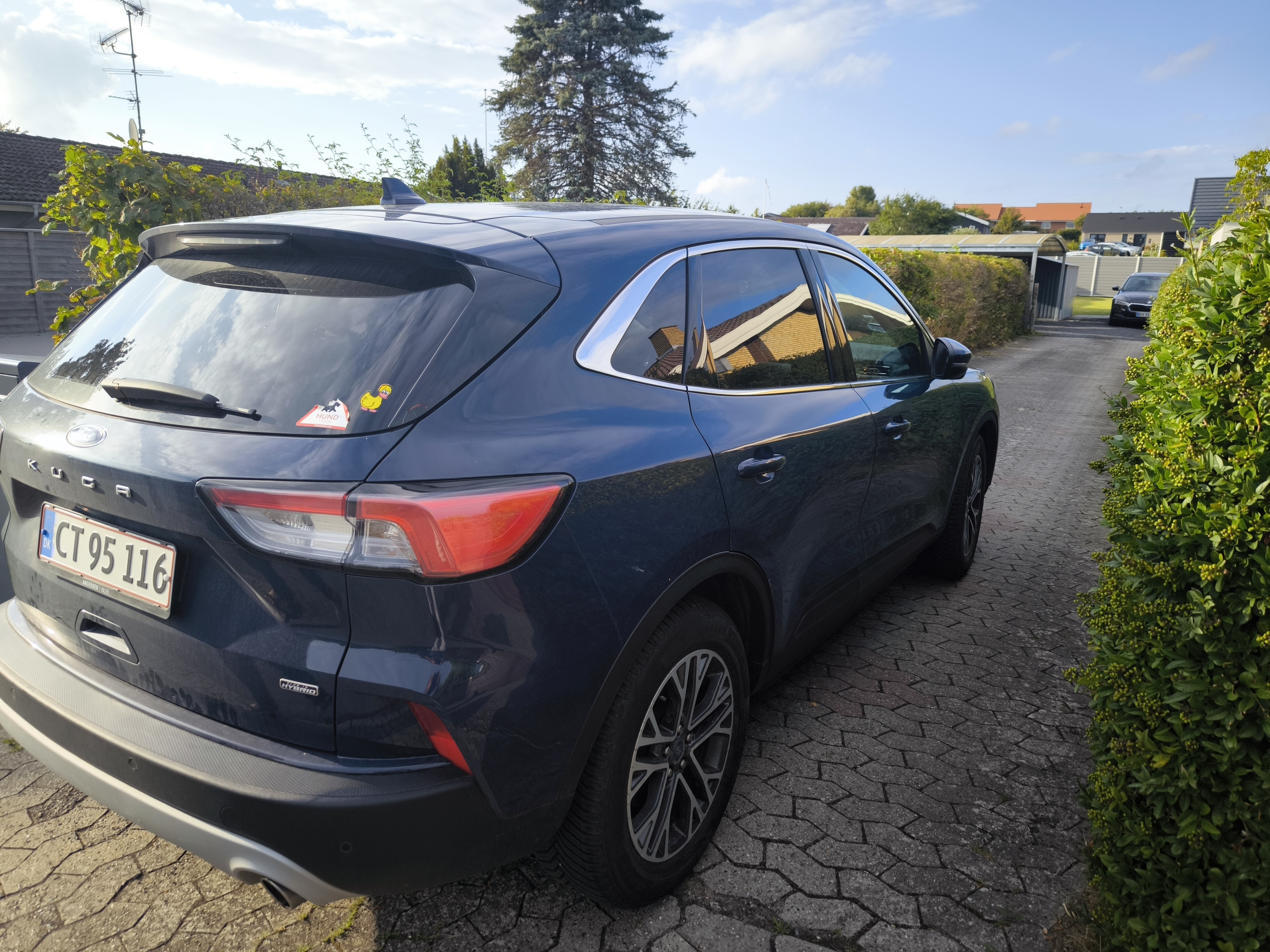 Blå Ford Kuga fra 2020