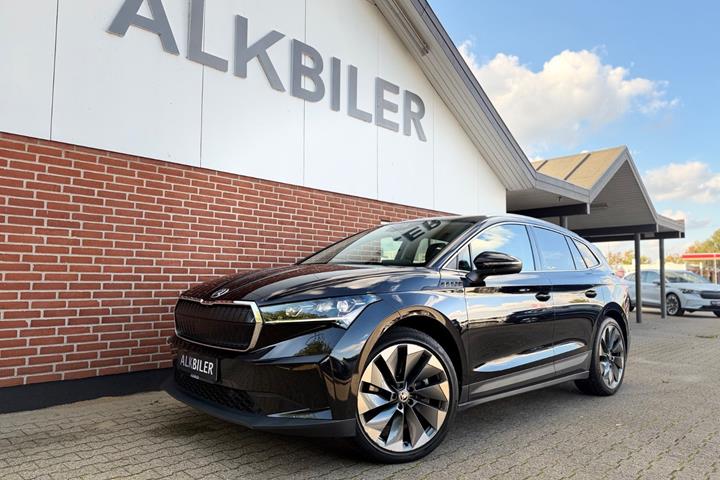 Sort Skoda Enyaq fra 2021