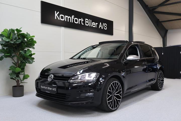Sort VW Golf VII fra 2015