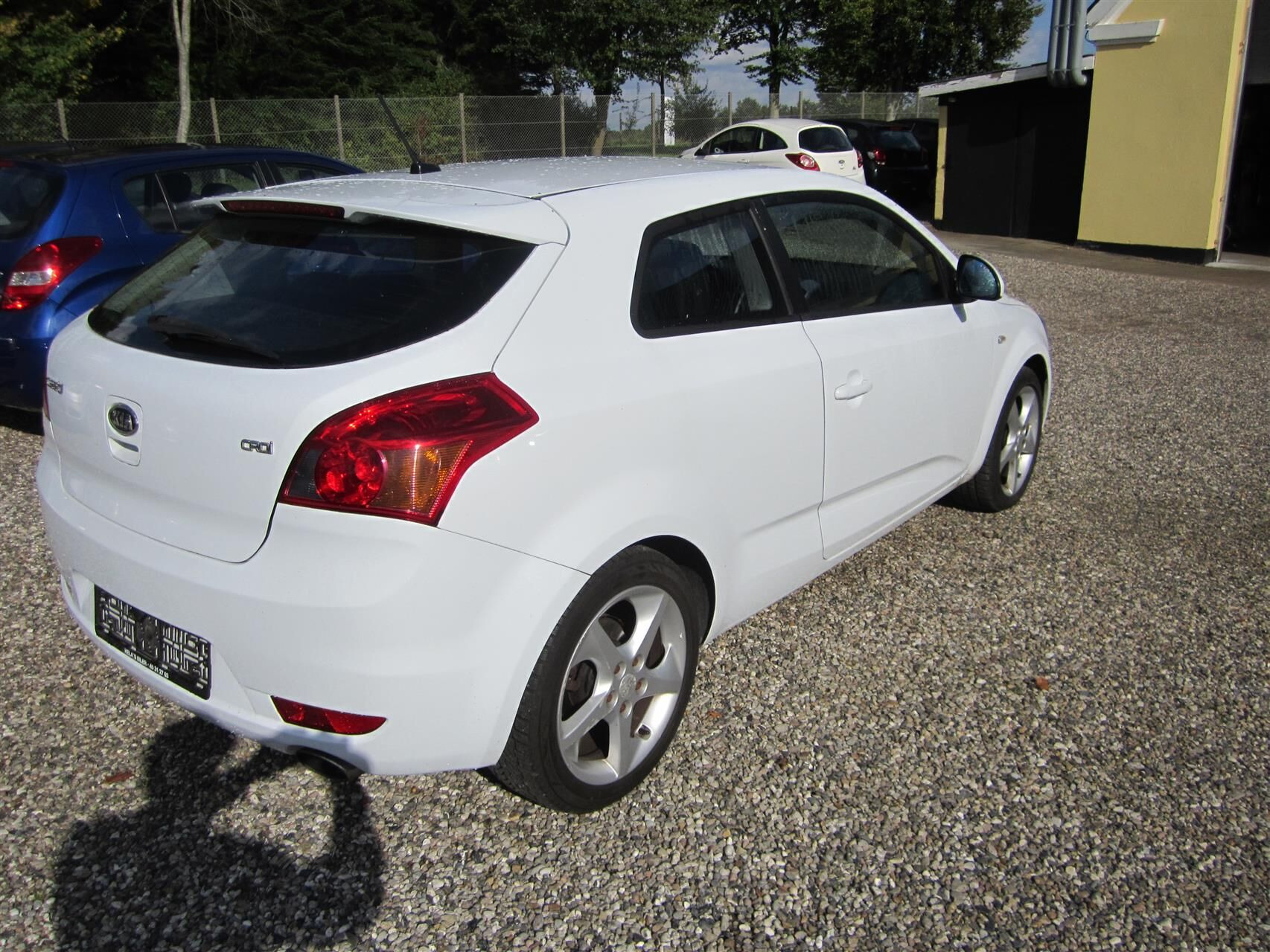 Hvid Kia Pro Ceed fra 2009
