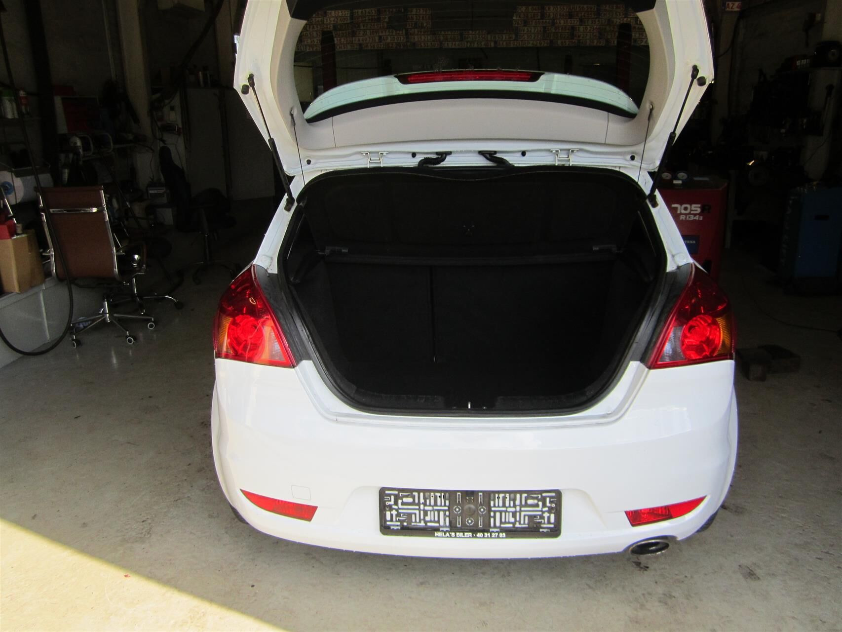 Hvid Kia Pro Ceed fra 2009