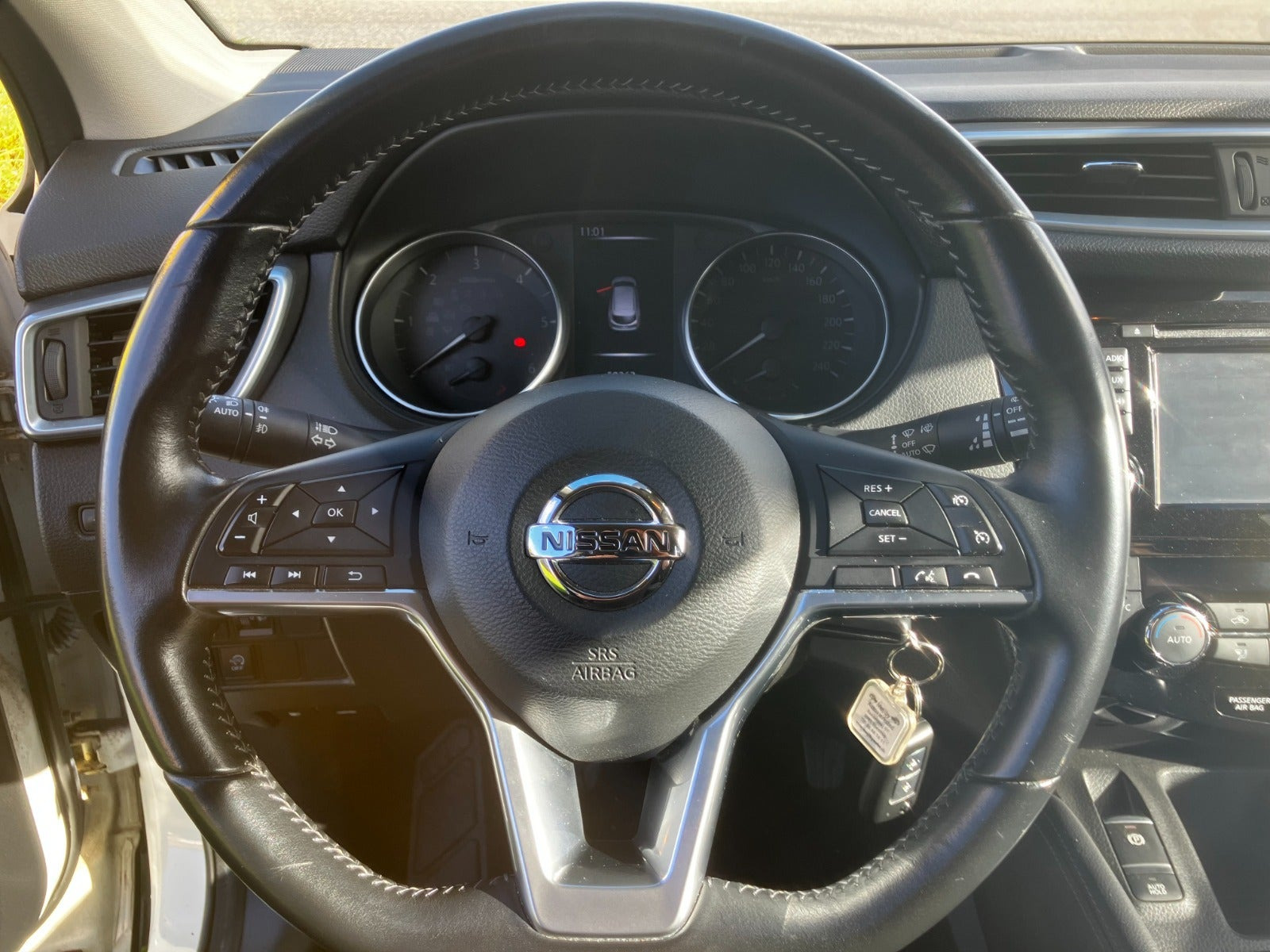 Hvid Nissan Qashqai fra 2018