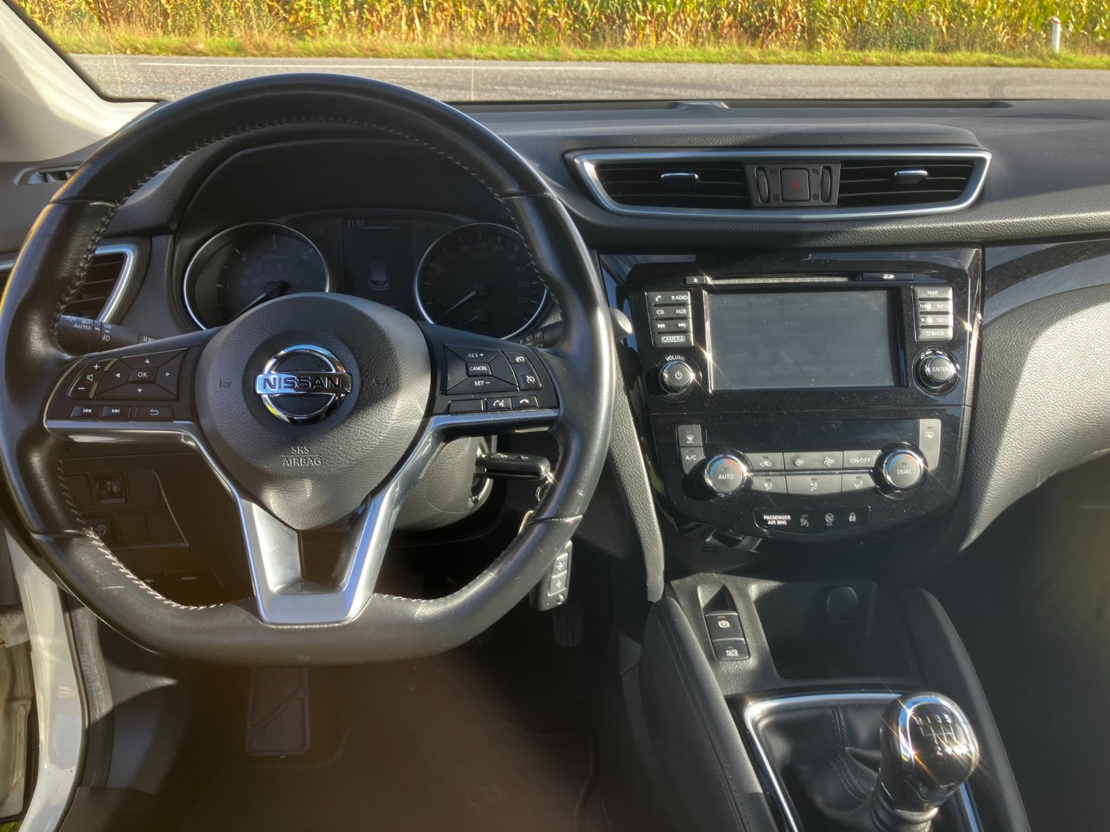 Hvid Nissan Qashqai fra 2018