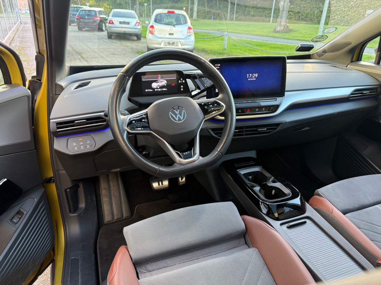 Gul VW ID.4 fra 2021