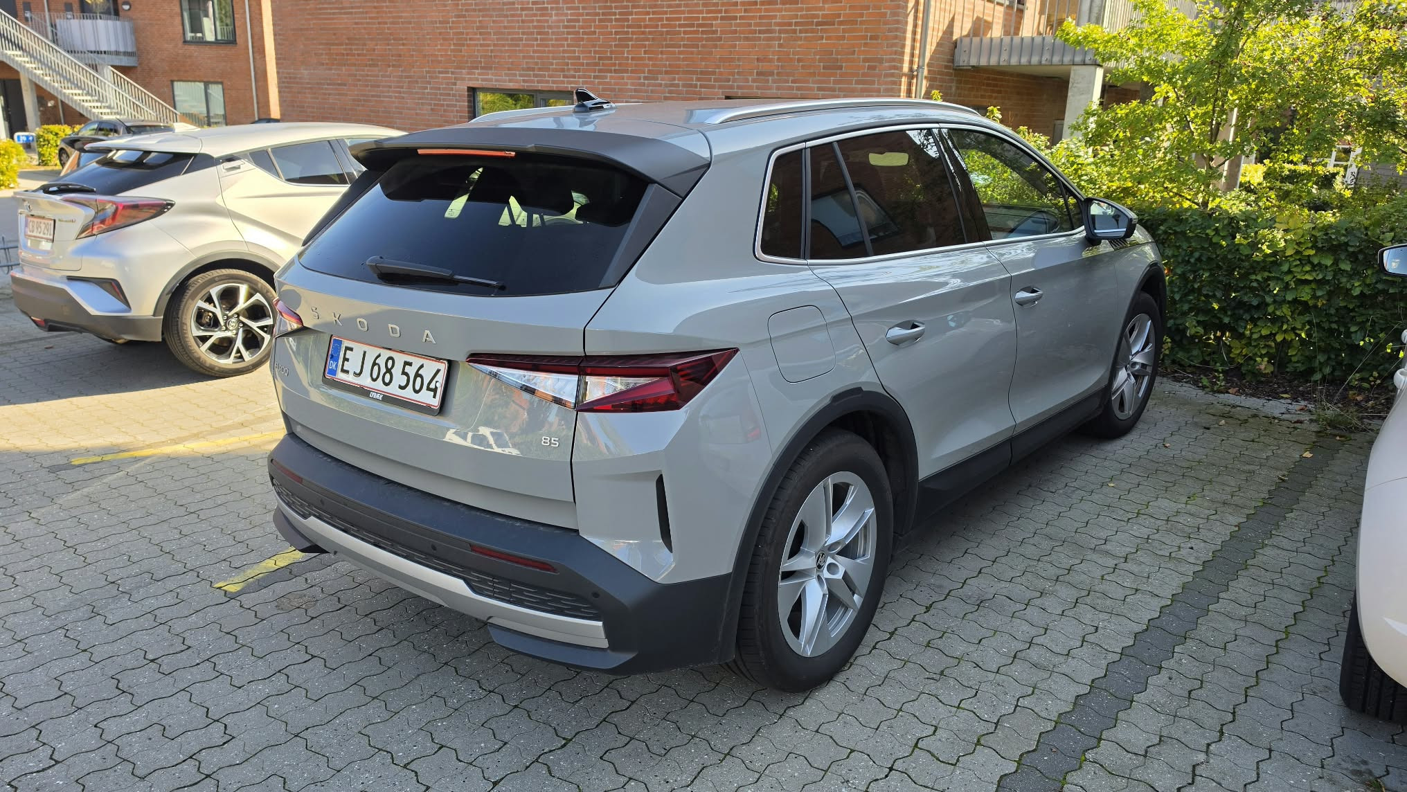 Grå Skoda Elroq fra 2025