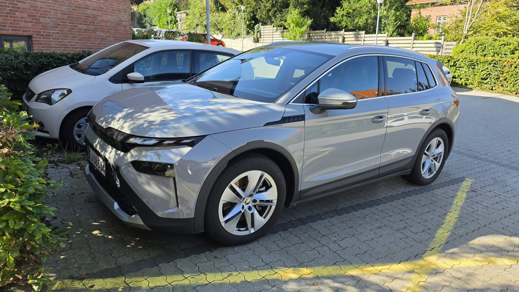 Grå Skoda Elroq fra 2025