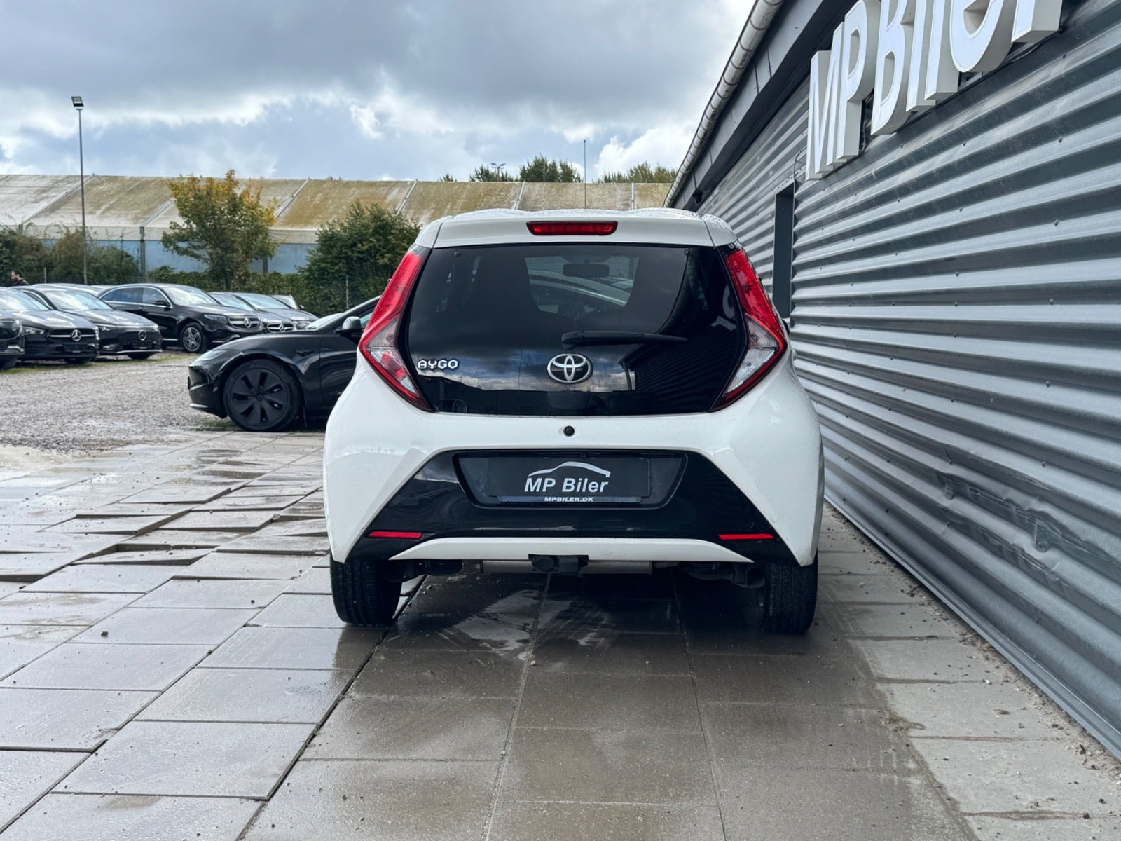 Hvid Toyota Aygo fra 2019
