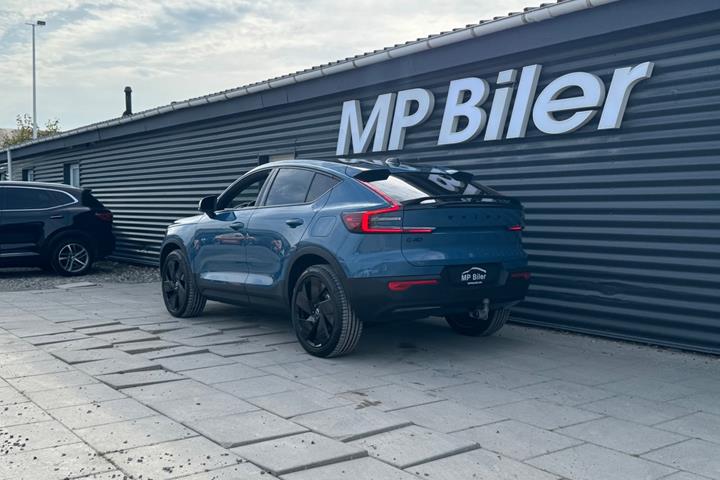 Blå Volvo C40 fra 2022