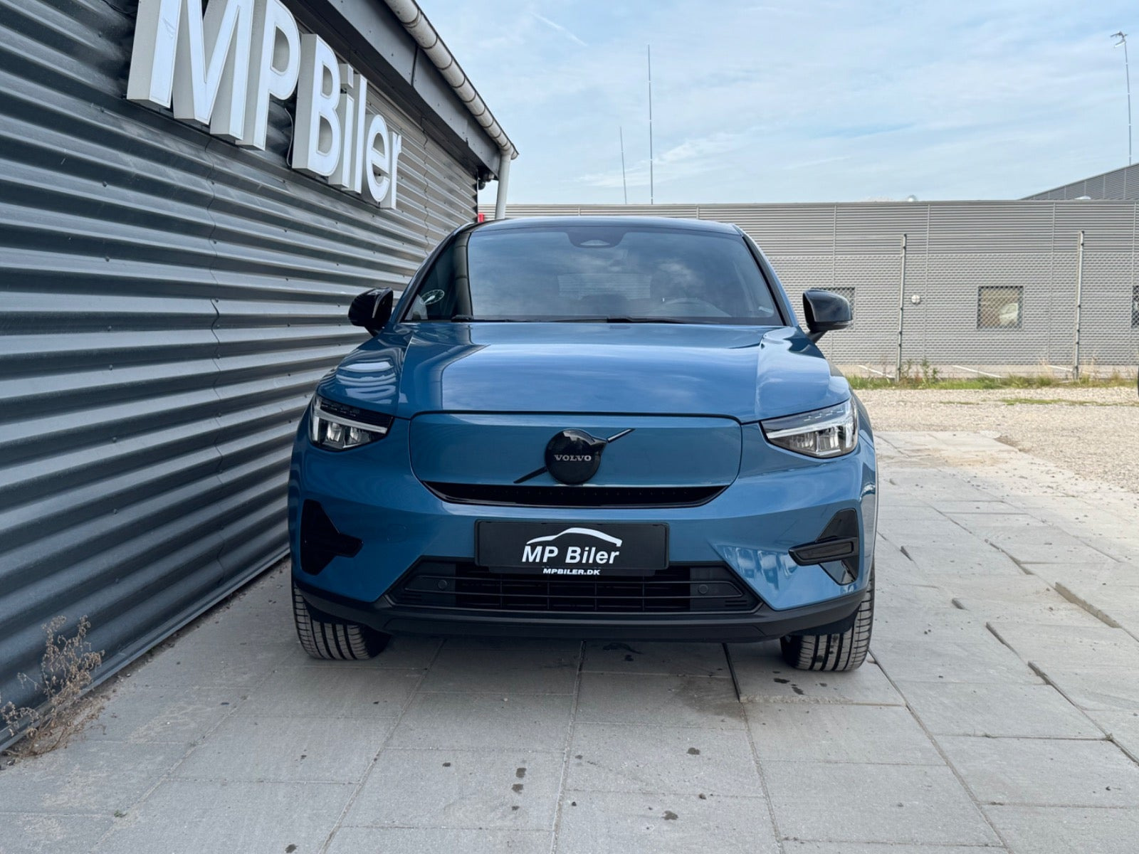 Blå Volvo C40 fra 2022