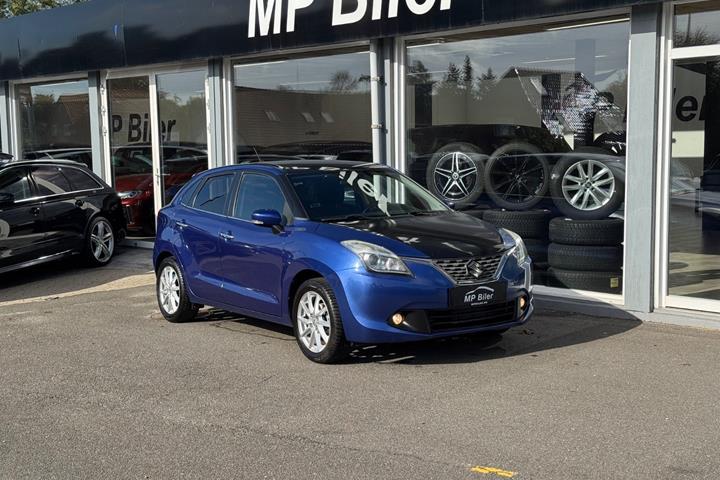 Blå Suzuki Baleno fra 2016
