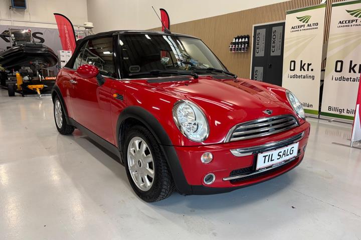 Rød Mini One fra 2007
