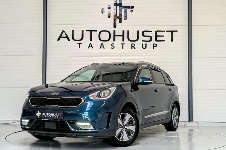 Blå Kia Niro fra 2018