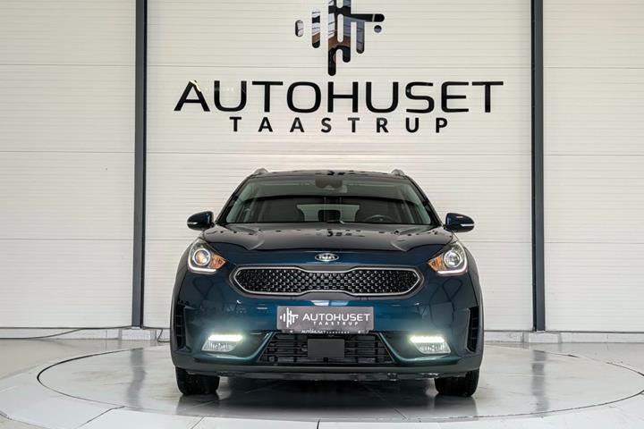 Blå Kia Niro fra 2018