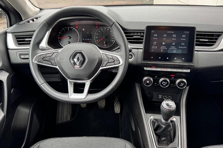 Grå Renault Captur fra 2023