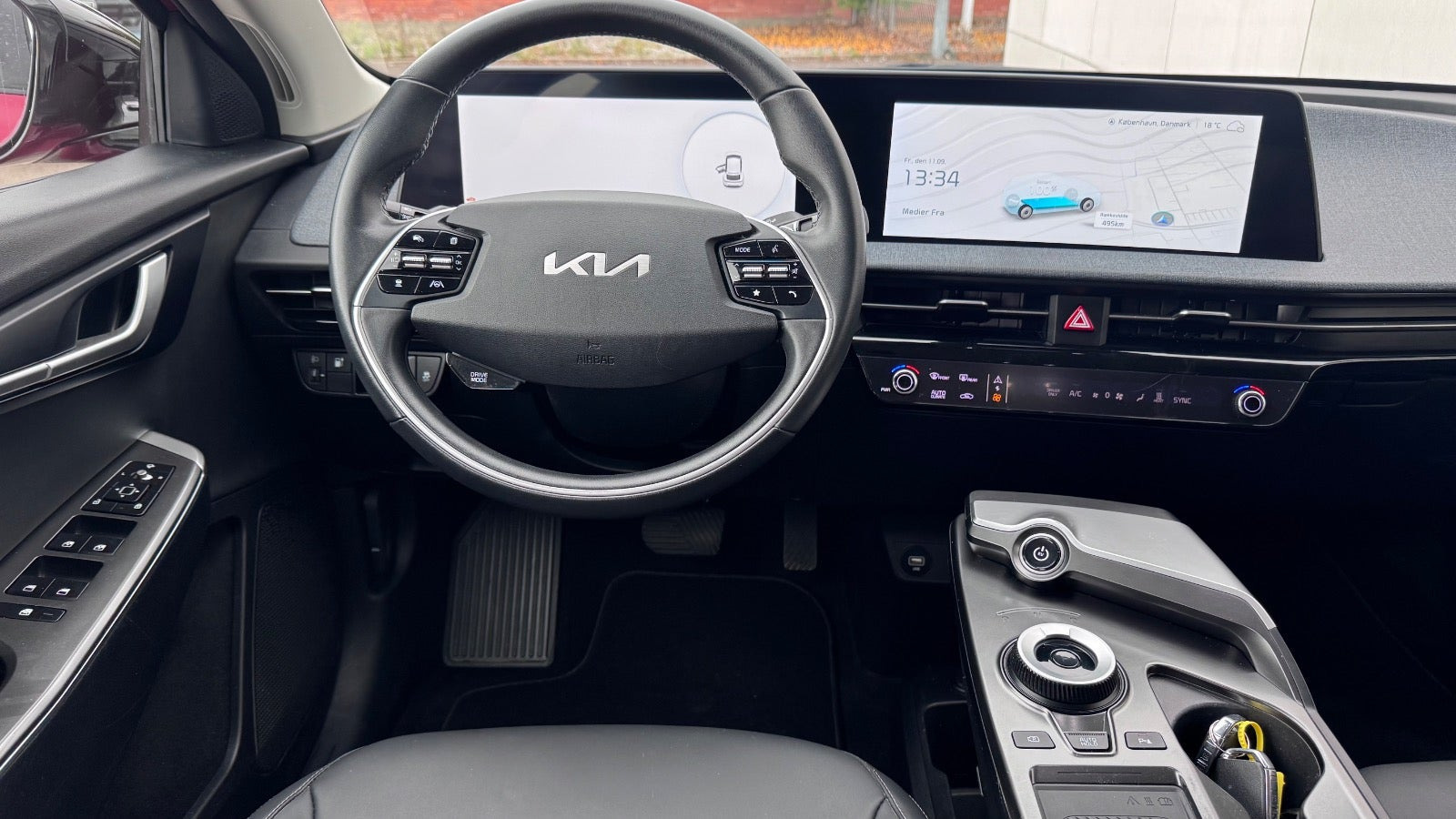 Rød Kia EV6 fra 2023